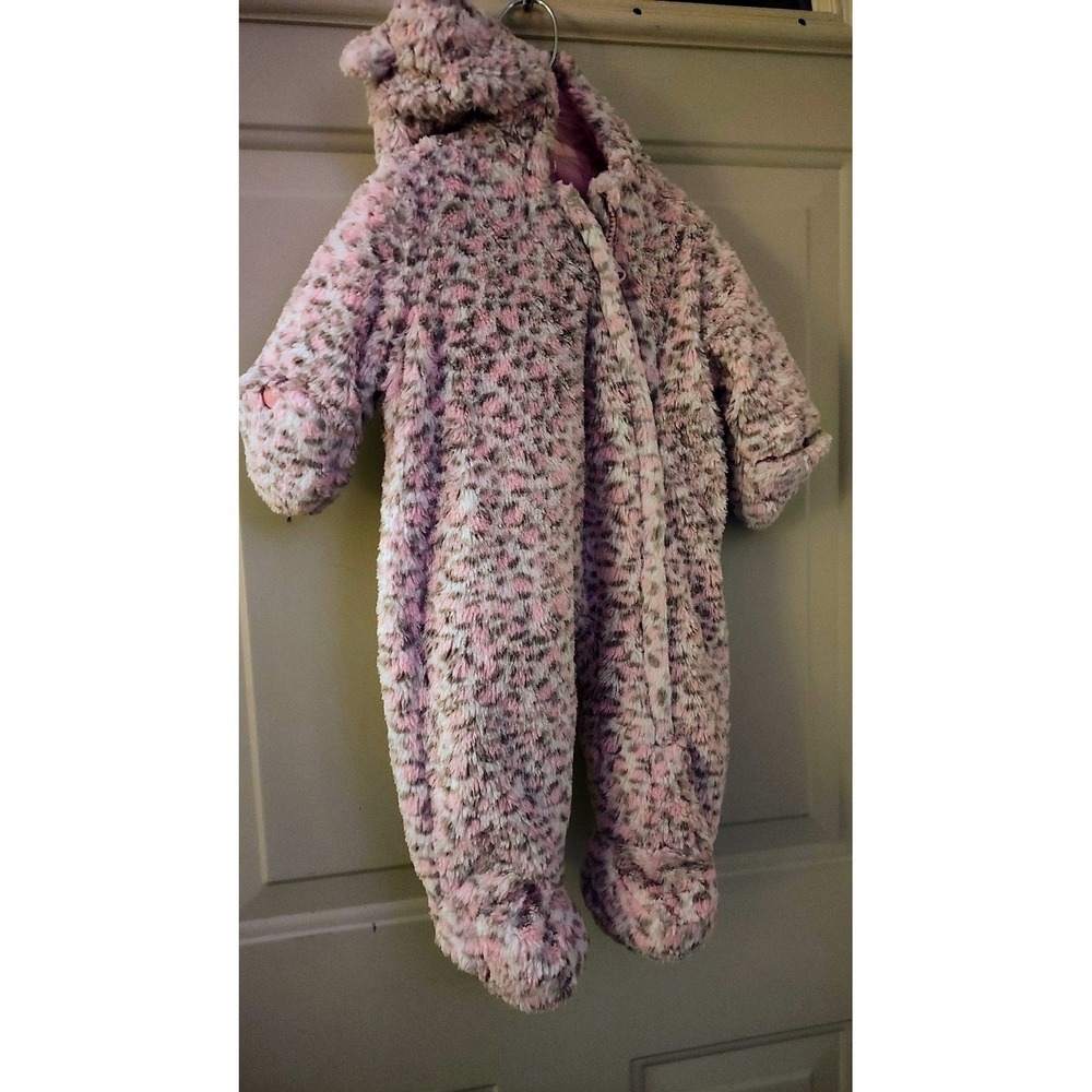 Faux fur one piece Carter's size 3-6 months - Picture 5 of 8